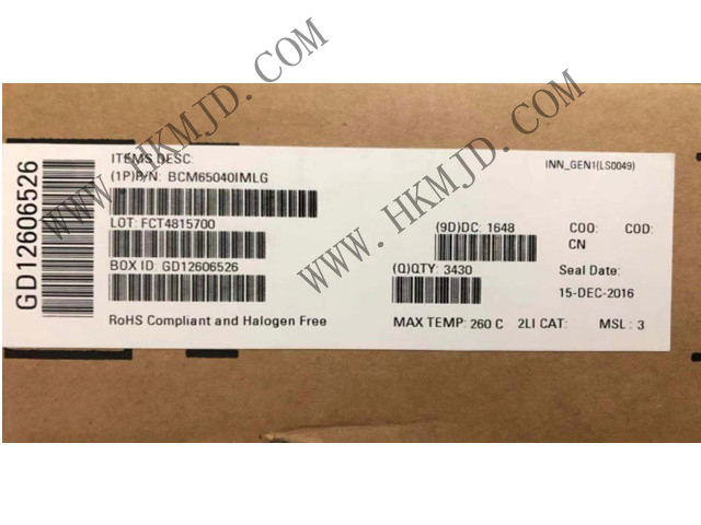 BROADCOM BCM65040 BCM65040IMLG 接口 - 驅(qū)動(dòng)器，接收器，收發(fā)器
