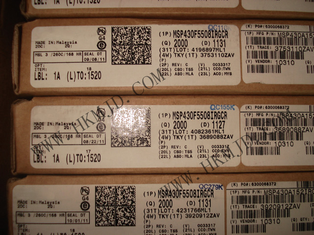 MSP430 MCU MSP430F5508IRGCR 超低功耗16位微控制器，適用于各種應(yīng)用