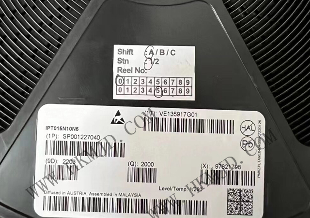 【出售INFINEON】N溝道 MOSFET IPT015N10N5 OptiMOS? 5功率晶體管，100V