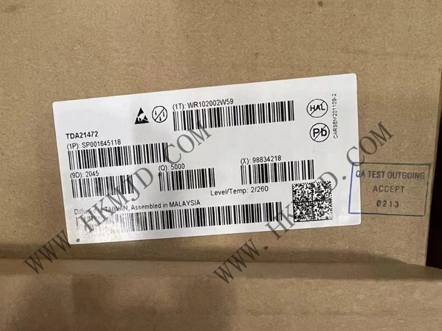 DC/DC開關(guān)轉(zhuǎn)換器Infineon TDA21472 70A、1.5MHz 開關(guān)頻率