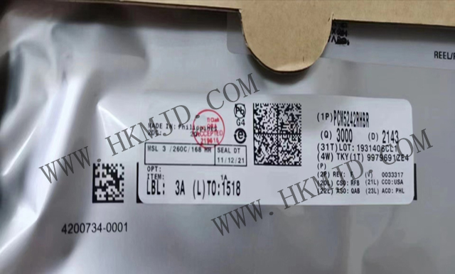 PCM5242RHBR (TI) 4.2VRMS DirectPath?、32 位、384kHz、114dB 音頻立體聲 DAC