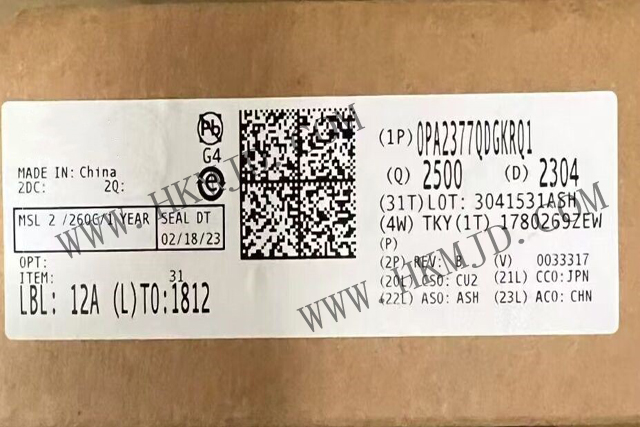 汽車(chē)放大器_OPA2377QDGKRQ1_軌到軌輸入/輸出、低噪聲、5MHz CMOS 運(yùn)算放大器