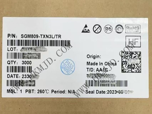SGM809-TXN3L：低功耗微處理器監(jiān)控電路，3.08V 精準電壓監(jiān)測