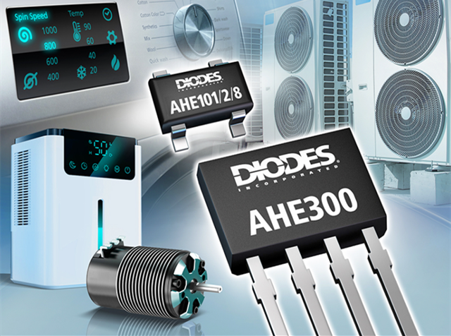 Diodes 公司推出先進的銻化銦霍爾器件傳感器，適用于旋轉(zhuǎn)和電流檢測產(chǎn)品應(yīng)用
