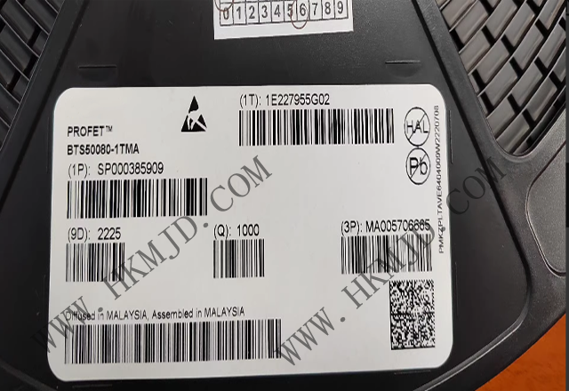 BTS50080-1TMA 英飛凌單通道高壓側(cè)電源開關(guān)，具有嵌入式保護功能