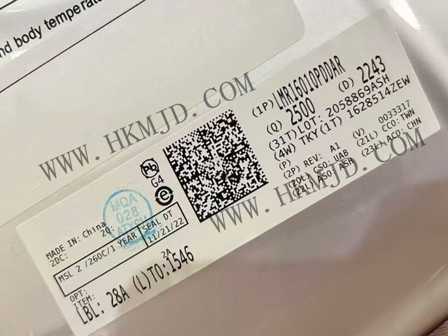 LMR16010PDDAR(TI): SIMPLE SWITCHER? 60V、1A 降壓轉換器（IQ 為 40μA）