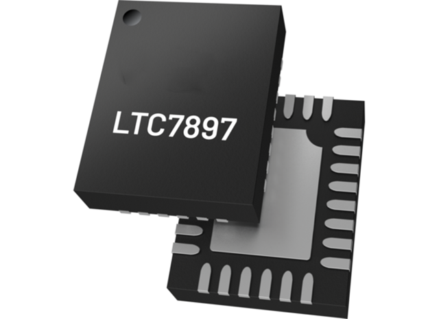 LTC7897RUFD同步降壓控制器：140V、低 IQ、開關頻率100kHz ~ 2.5MHz