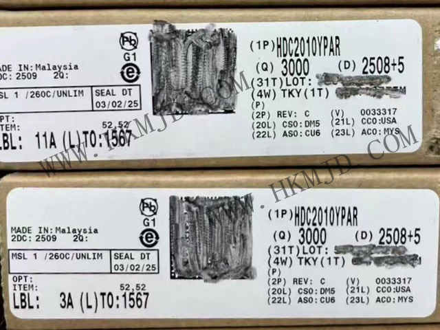 [供應] HDC2010YPAR (TI) 2% RH 低功耗數(shù)字式相對濕度傳感器