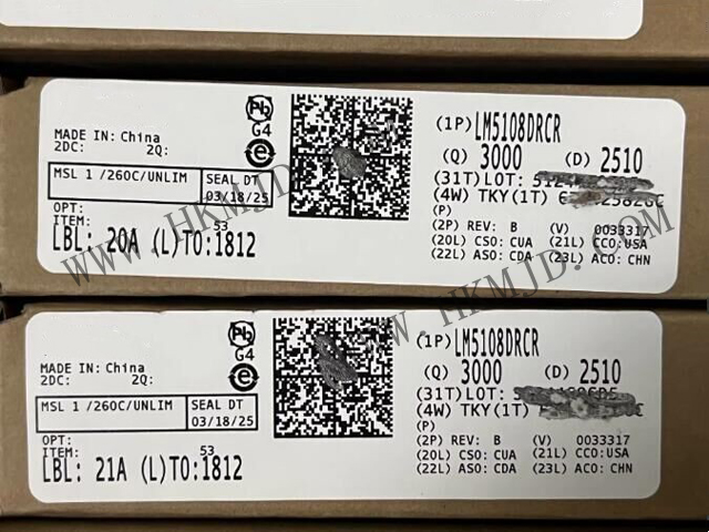 [供應(yīng) TI 電源管理IC] 供應(yīng)TI LM5108DRCR 2.6A，110V 半橋柵極驅(qū)動器
