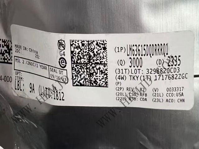供應(yīng)德州儀器 LM63615DQDRRRQ1 3.5V 至 36V、1.5A 汽車降壓轉(zhuǎn)換器