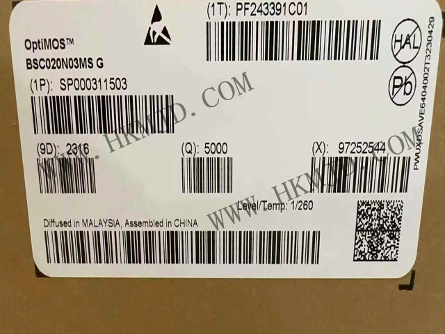 供應(yīng) BSC020N03MSG（OptiMOS? 3M 系列）功率MOSFET ，30V