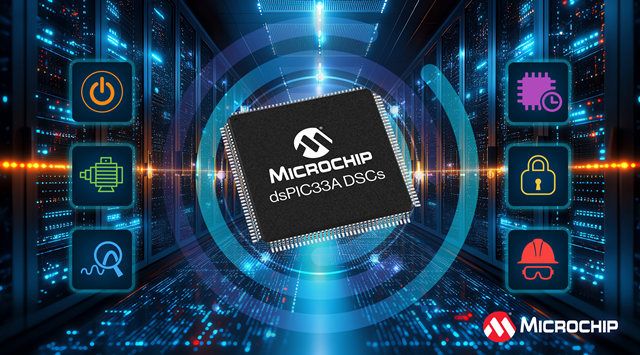 Microchip 升級其 dsPIC33A 數(shù)字信號(hào)控制器（DSC）產(chǎn)品線