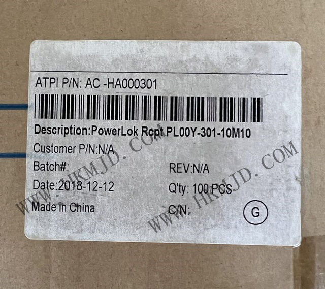 電動(dòng)汽車(chē)_PL00Y-301-10M10_電動(dòng)汽車(chē)連接器_10 mm PowerLok 單向插座